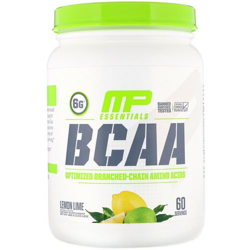 MusclePharm, BCAA Essentials, Lemon Lime, 1.03 lb (468 g) فوائد