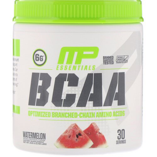 MusclePharm, BCAA Essentials, Watermelon, 0.48 lbs (216 g) فوائد