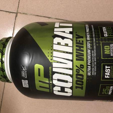 MusclePharm, Combat 100% Whey Protein, Chocolate Milk, 2 lbs (907 g)