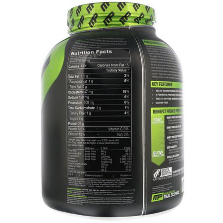 MusclePharm, Combat Protein Powder, Vanilla, 4 lbs (1814 g):البر,تين, التغذية الرياضية