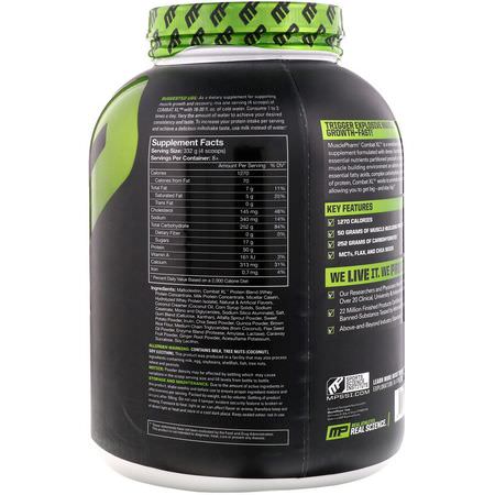 MusclePharm, Combat XL Mass Gainer, Vanilla, 6 lbs (2722 g):زيادة ال,زن, البر,تين