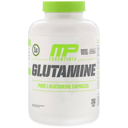 MusclePharm, Glutamine Essentials, 240 Capsules فوائد