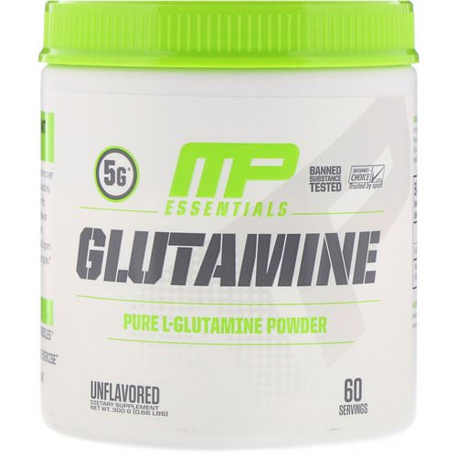 MusclePharm, Glutamine Essentials, Unflavored, 0.66 lb (300 g) فوائد