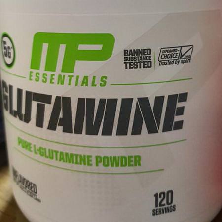 MusclePharm, Glutamine Essentials, Unflavored, 1.32 lbs (600 g)
