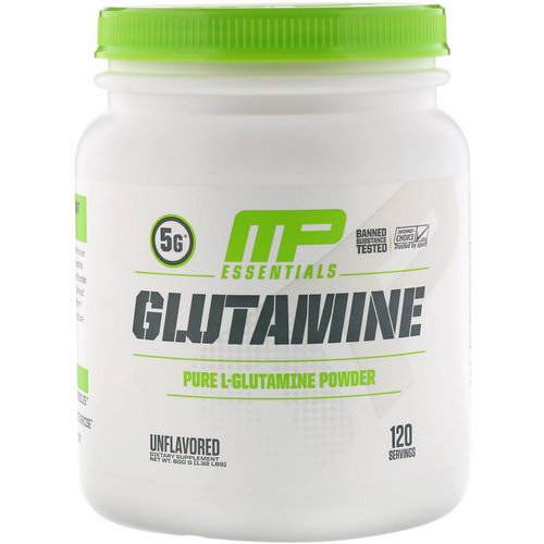 MusclePharm, Glutamine Essentials, Unflavored, 1.32 lbs (600 g) فوائد