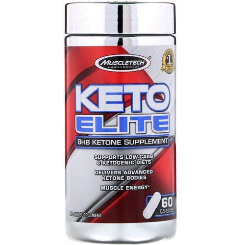 Muscletech, Keto Elite, BHB Ketone Supplement, 60 Capsules فوائد