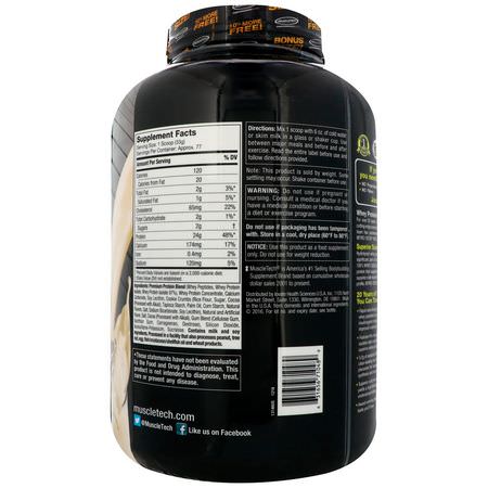 Muscletech, Nitro Tech, 100% Whey Gold, Cookies and Cream, 5.53 lbs (2.51 kg):بر,تين مصل اللبن, التغذية الرياضية