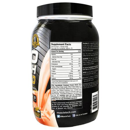 Muscletech, Nitro Tech, 100% Whey Gold, Strawberry, 2.20 lbs (999 g):بر,تين مصل اللبن, التغذية الرياضية