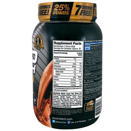 Muscletech, Nitro Tech Casein Gold, Chocolate Supreme, 2.53 lbs (1.15 kg):Micellar Casein Protein, Casein Protein