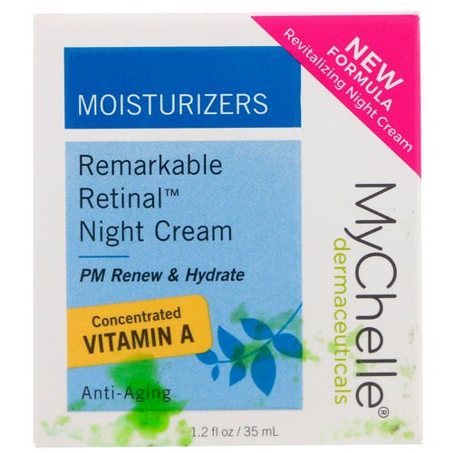 MyChelle Dermaceuticals, Remarkable Retinal Night Cream, Anti-Aging, 1.2 fl oz (35 ml) فوائد