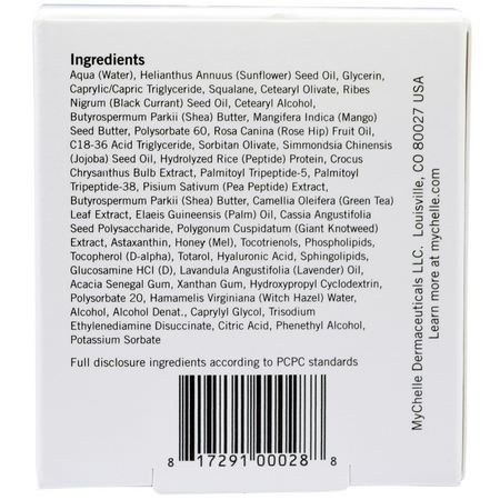 MyChelle Dermaceuticals, Supreme Polypeptide Moisturizers, Cream Unscented, 1.2 fl oz (35 ml):الببتيدات, الكريمات