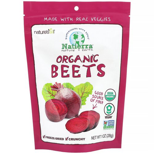 Natierra, Organic Freeze-Dried, Beets, 1 oz (28 g) فوائد