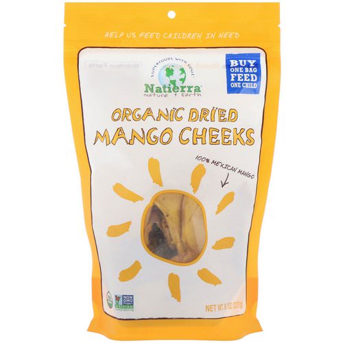 Natierra, Organic Dried, Mango Cheeks, 8 oz (227 g) فوائد