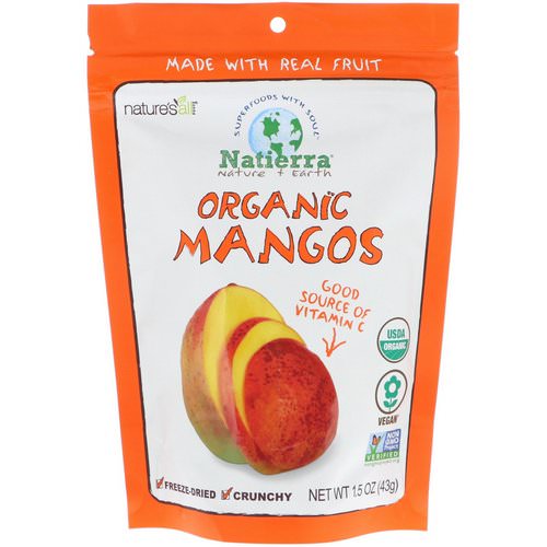Natierra, Organic Freeze-Dried, Mango, 1.5 oz (42.5 g) فوائد