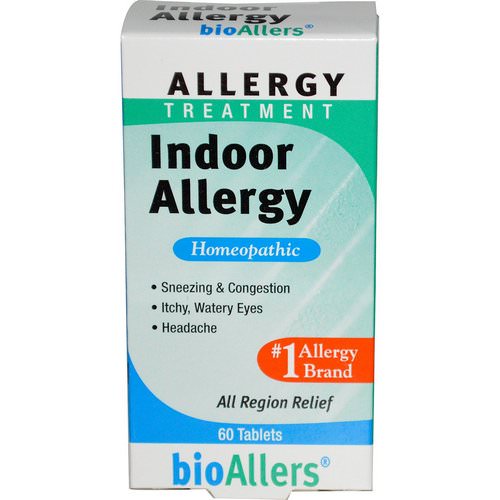 NatraBio, BioAllers, Allergy Treatment, Indoor Allergy, 60 Tablets فوائد