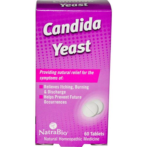 NatraBio, Candida Yeast, 60 Tablets فوائد