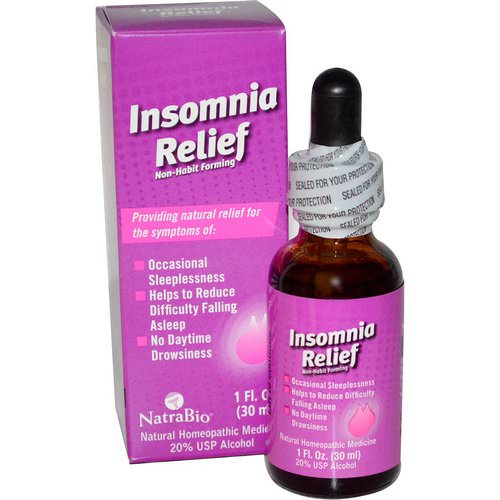 NatraBio, Insomnia Relief, 1 fl oz (30 ml) فوائد