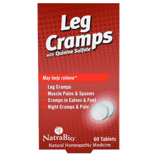 NatraBio, Leg Cramps, with Quinine Sulfate, 60 Tablets فوائد