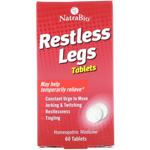NatraBio, Restless Legs, 60 Tablets فوائد