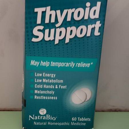 NatraBio Homeopathy Formulas Thyroid Formulas - الغدة الدرقية, المكملات الغذائية, المعالجة المثلية, الأعشاب