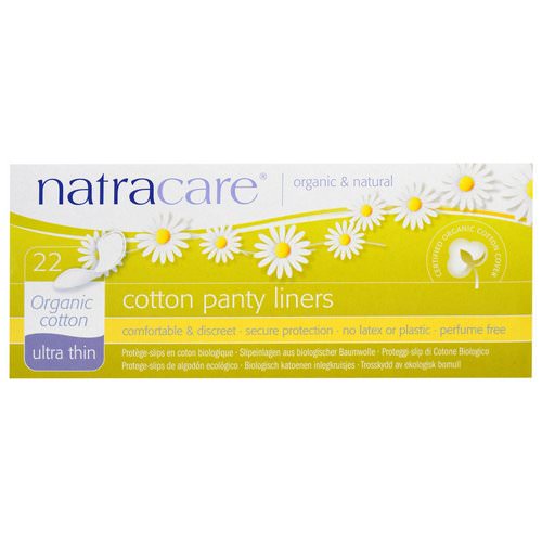Natracare, Cotton Panty Liners, Ultra Thin, Organic Cotton, 22 Panty Liners فوائد