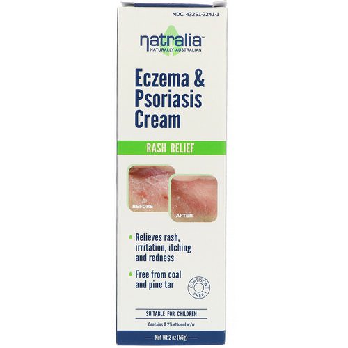 Natralia, Eczema & Psoriasis Cream, 2 oz (56 g) فوائد