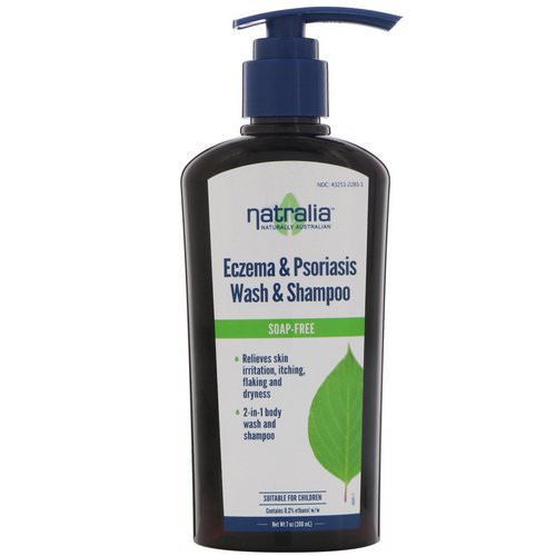 Natralia, Eczema & Psoriasis Wash & Shampoo, 7 fl oz (200 ml) فوائد