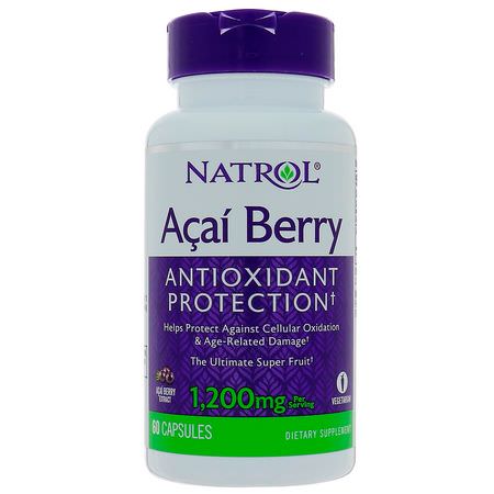 Natrol Acai Antioxidants - مضادات الأكسدة, أكي, س,برف,دز, الخضر