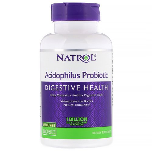 Natrol, Acidophilus Probiotic, 1 Billion, 150 Capsules فوائد