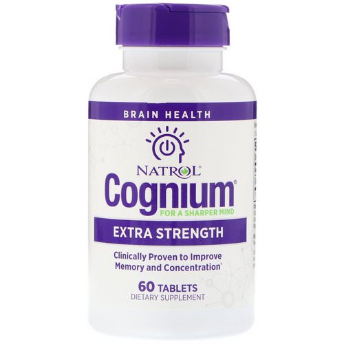 Natrol, Cognium, Extra Strength, 200 mg, 60 Tablets فوائد