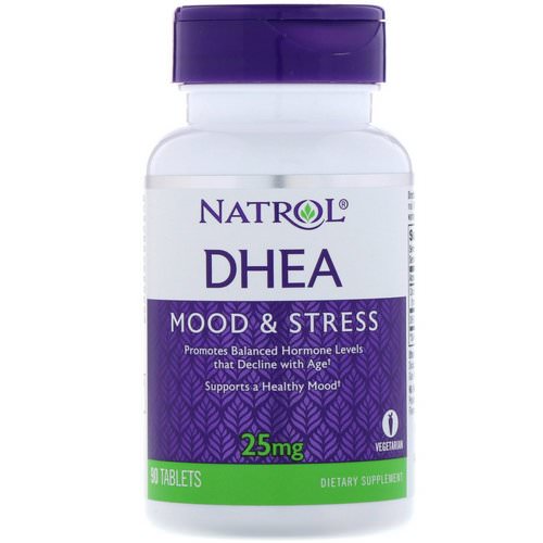 Natrol, DHEA, 25 mg, 90 Tablets فوائد