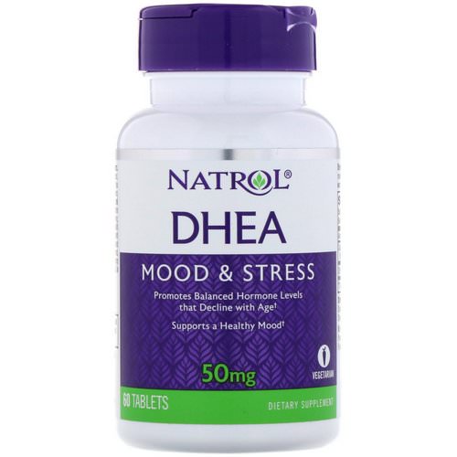 Natrol, DHEA, 50 mg, 60 Tablets فوائد