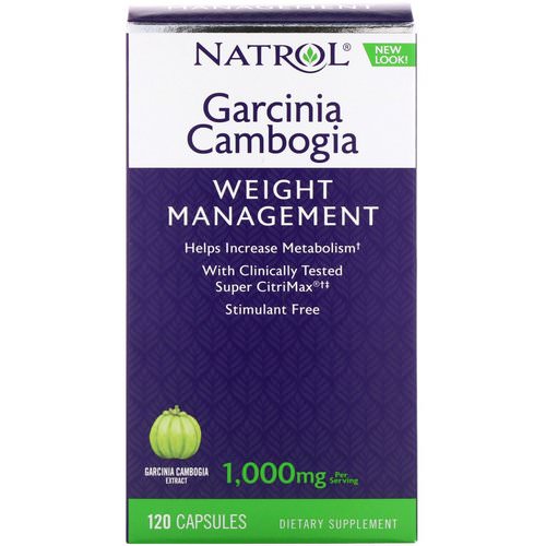 Natrol, Garcinia Cambogia, 1,000 mg, 120 Capsules فوائد