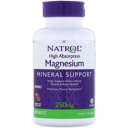 Natrol Magnesium Formulas - المغنيسي,م ,المعادن ,المكملات الغذائية