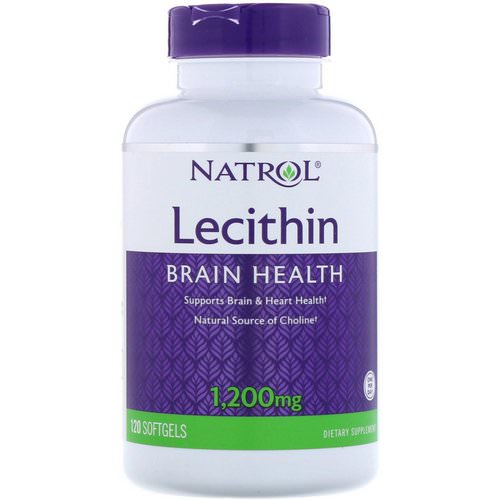Natrol, Lecithin, 1,200 mg, 120 Softgels فوائد
