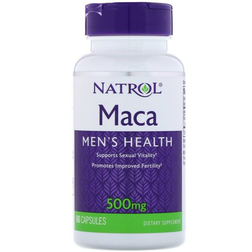 Natrol, Maca, 500 mg, 60 Capsules فوائد