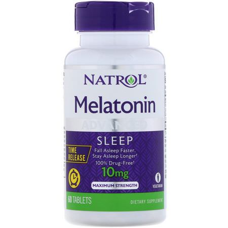 Natrol Melatonin Condition Specific Formulas - الميلات,نين, الن,م, المكملات الغذائية