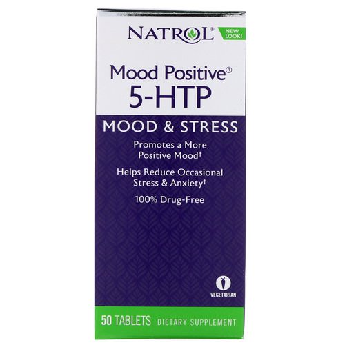 Natrol, Mood Positive 5-HTP, 50 Tablets فوائد