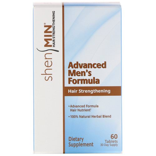 Natrol, Shen Min, Advanced Men's Hair Strengthening Formula, 60 Tablets فوائد