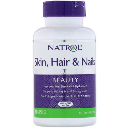 Natrol Hair Skin Nails Formulas - الأظافر, الجلد, الشعر, المكملات الغذائية