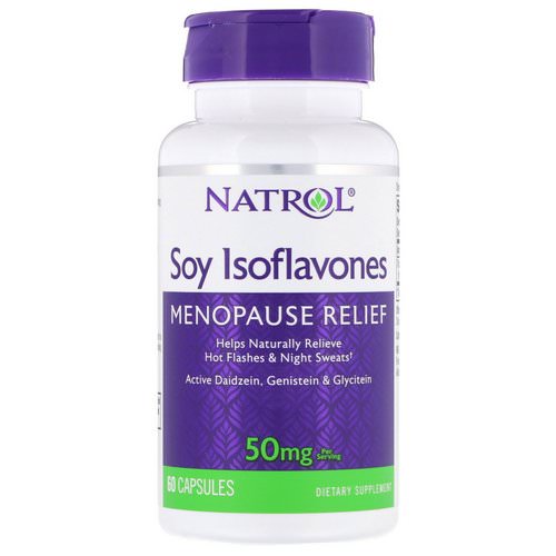 Natrol, Soy Isoflavones, 50 mg, 60 Capsules فوائد