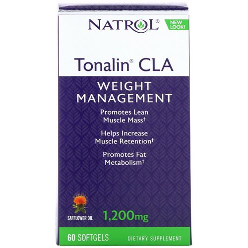 Natrol, Tonalin CLA, 1,200 mg, 60 Softgels فوائد