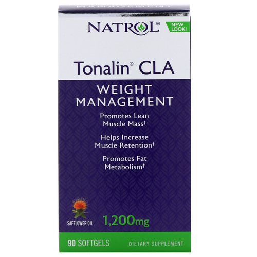 Natrol, Tonalin CLA, 1200 mg, 90 Softgels فوائد