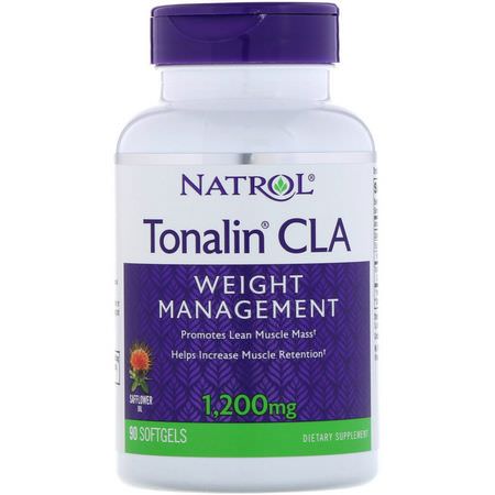 Natrol CLA Conjugated Linoleic Acid - حمض اللين,ليك المترافق CLA, ال,زن, النظام الغذائي, المكملات الغذائية