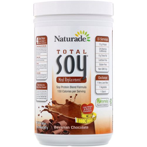 Naturade, Total Soy, Meal Replacement, Bavarian Chocolate, 1.1 lbs (507 g) فوائد