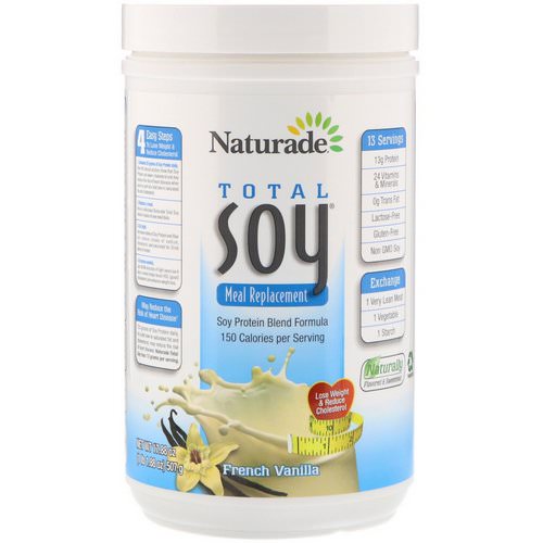 Naturade, Total Soy Meal Replacement, French Vanilla, 17.88 oz (507 g) فوائد