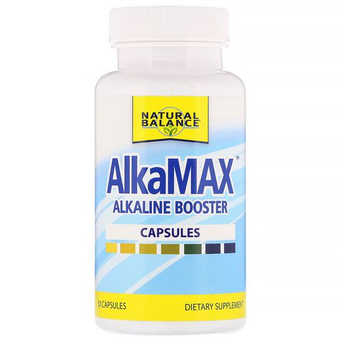 Natural Balance, AlkaMax, Alkaline Booster, 30 Capsules فوائد