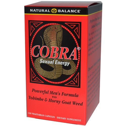 Natural Balance, Cobra Sexual Energy, 120 Vegetarian Capsules فوائد