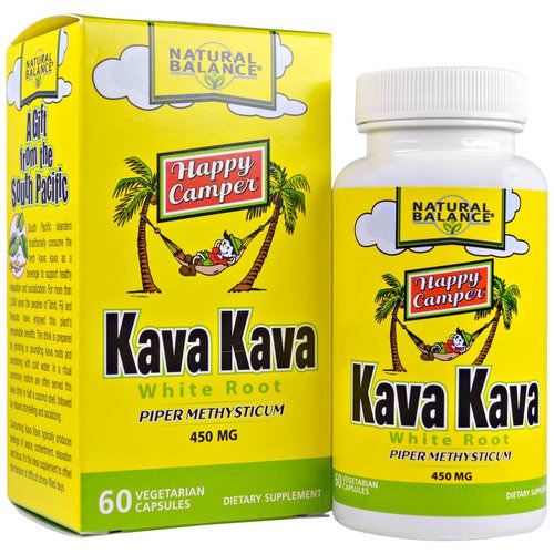 Natural Balance, Kava Kava White Root, 450 mg, 60 Veggie Caps فوائد