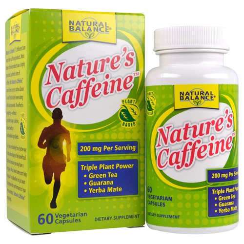 Natural Balance, Nature's Caffeine, 60 Veggie Caps فوائد